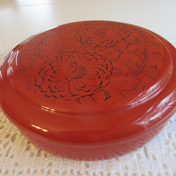 Authentic Japanese hand painted Lacquer Box with lid - Picture 9 of 9